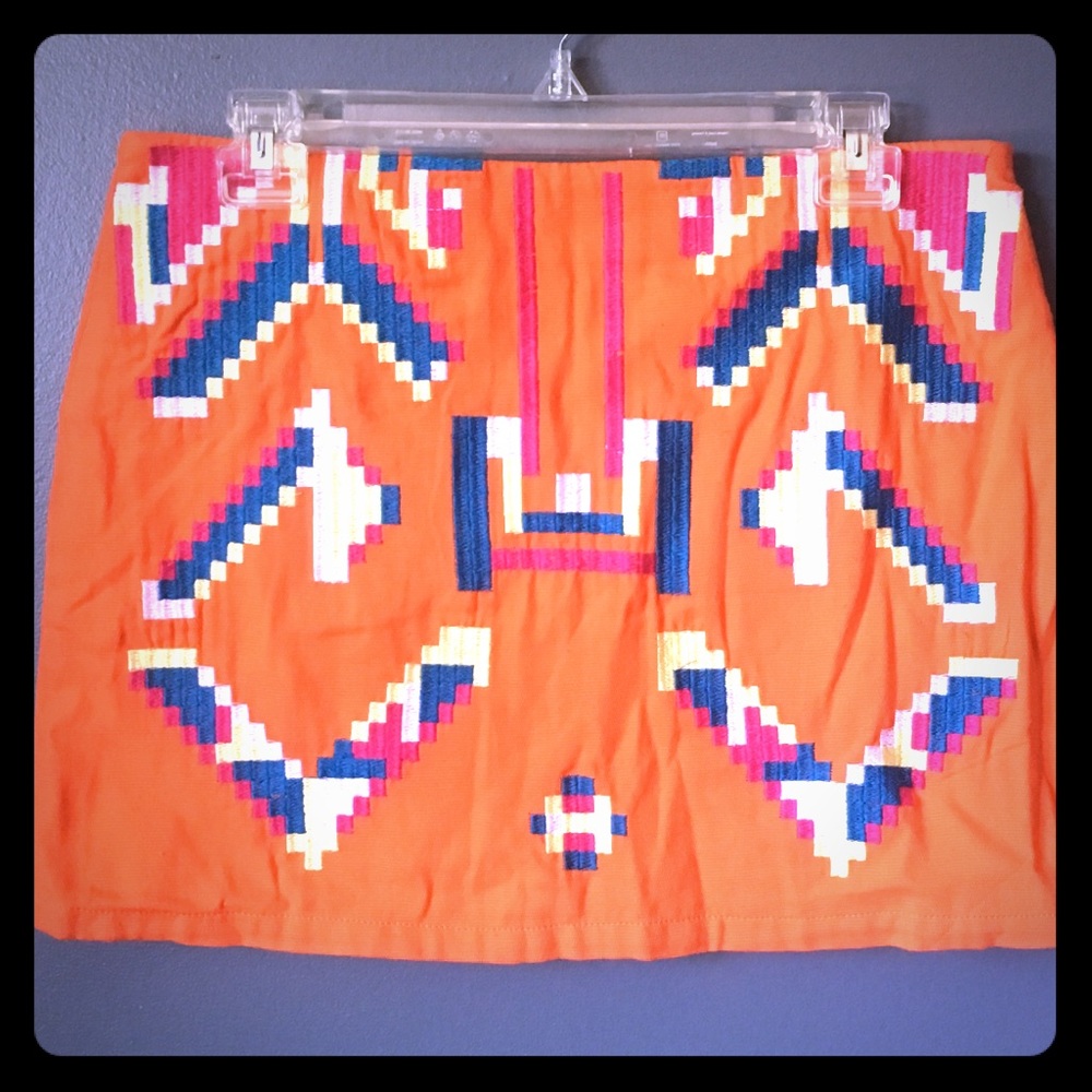 Tribal print skirt